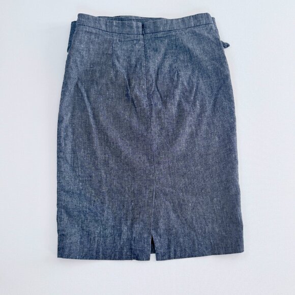 Ann Taylor Pencil Skirt with Waist Tie Detail - Picture 3 of 7